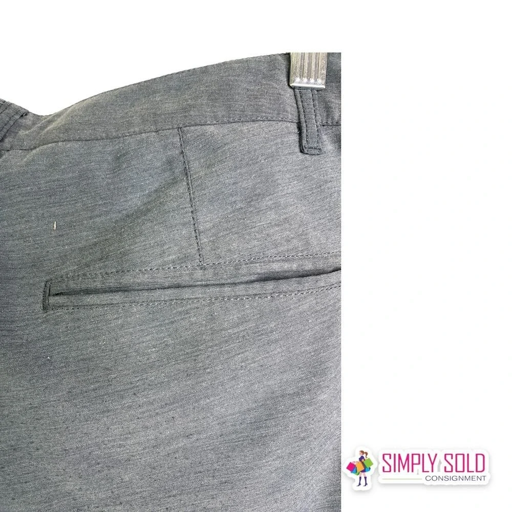 FREEWORLD Hybrid Shorts Men 30 Grey Heathered Quick Dry Casual Active Boardshort